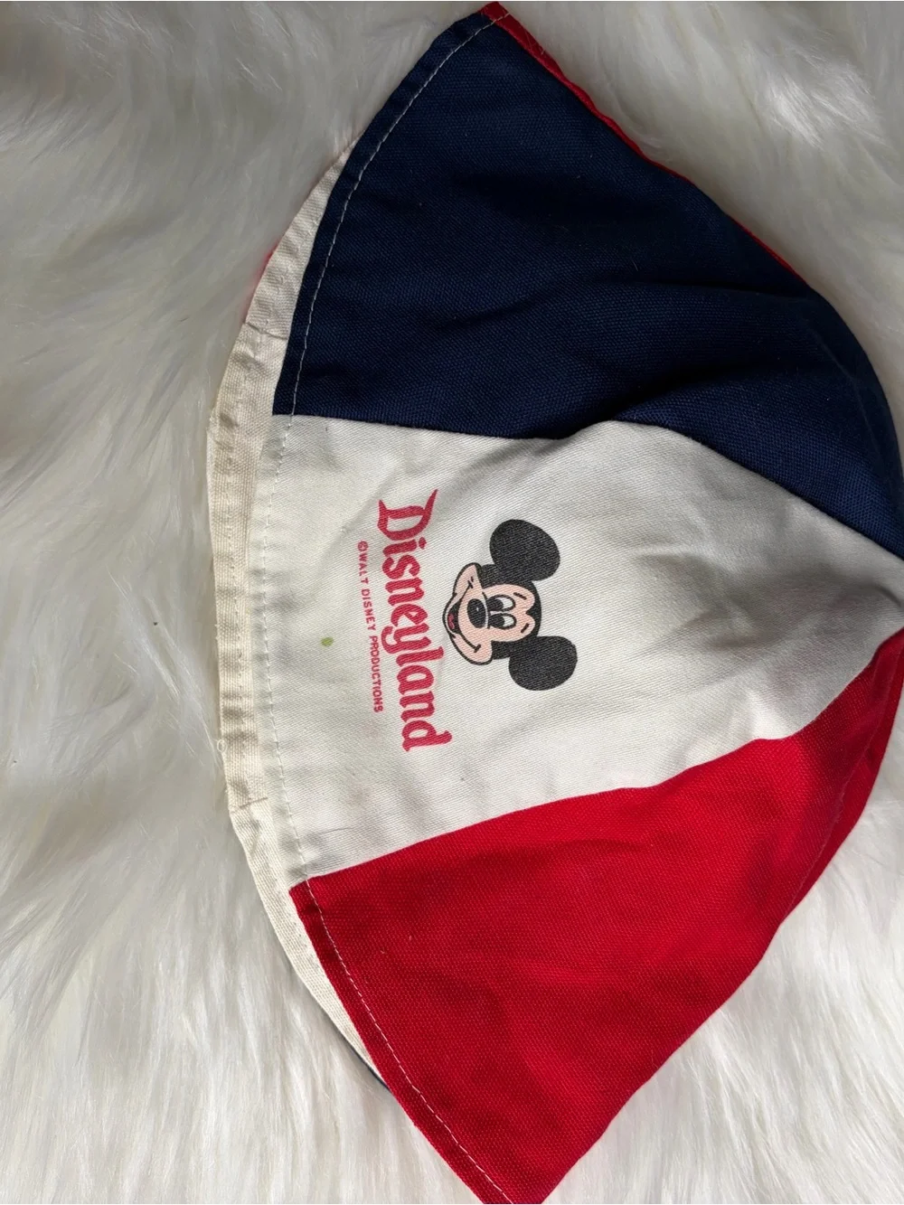 Vintage 1970's Mickey Mouse Disneyland Kids Bucket Hat